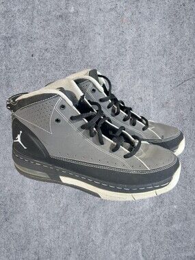 Jordan Flight School 2010 Boys Shoes 5.5Y 395628-010 Gray